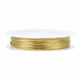 thumbnail image 1 of 1 rollo de 5 m (16,40 pies) de alambre de cobre redondo de 0,8 mm para manualidades, ideal para hacer pulseras, collares, bisutería y joyería. Color dorado, calibre 20., 1 of 3