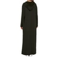 thumbnail image 6 of Celmia Women's Loose Long Sleeve Hooded Dresses Drawstring Sweatshirts, 6 of 6