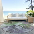 thumbnail image 6 of Addison Rugs Chantille Indoor/Outdoor Transitional Modern Green Washable Round Rug, 8' x 8', 6 of 6
