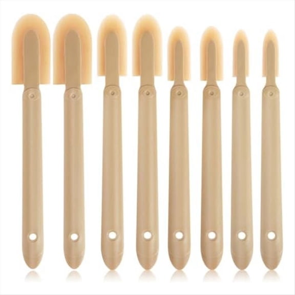 8Pcs Rubber Caulking Tool Kit Reusable Caulk Finishing Spatula Spreader Smoothing for Brick SkirtingKitchen