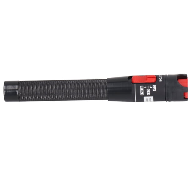 Localizador visual de fallas de fibra óptica negro Mango antideslizante Lápiz probador de fibra óptica rojo ergonómico HT 50 (más de 50 mW)