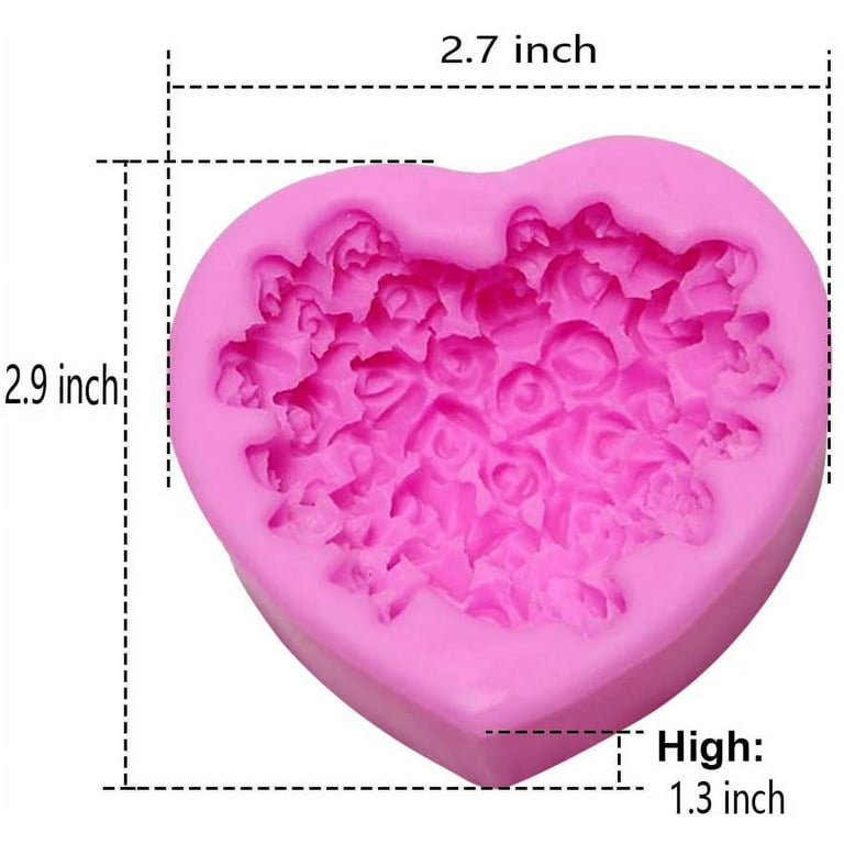 Mousse Cake Mould Love Heart Dessert Silicone Molds Cake Pudding