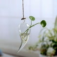 thumbnail image 4 of Hanging Glass Flowers Plant Vase Bottle Terrarium Container Home Garden Decors DIY, 4 of 5