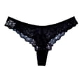 thumbnail image 3 of Tanga Simply Basic Talla EG de Encaje Negro para Mujer, 3 of 3