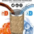 thumbnail image 3 of Christmas 30oz Handheld Travel Tumbler with Handle – Double Wall Stainless Steel Insulated Cup, Flip Straw Lid, Leak-Proof & BPA-Free for Hot and Cold Drinks – Durable Coffee & Juice Mug Black, 3 of 7