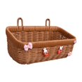 thumbnail image 1 of Lipstore Imitation Rattan Storage Basket Kitchen Wall Mount Organiser for Home Fruits L, 1 of 8