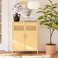 thumbnail image 1 of Mr. Kate Annie Short Metal 2 Door Cabinet, Parchment, 1 of 8