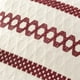 thumbnail image 4 of Fundas de almohada MIULEE Christmas Burgundy Boho, 30 x 50 cm, algodón, 4 of 7