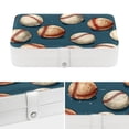 thumbnail image 4 of Baseball Portable PU Leather Jewelry Organizer Box with Removable Compartment, 4 of 6