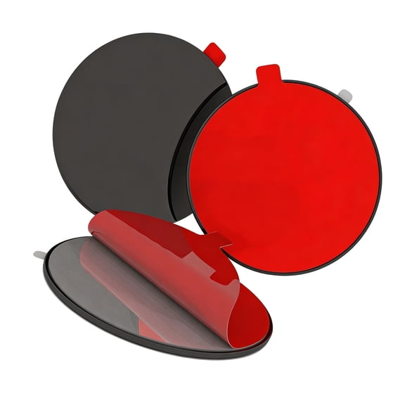 Round 80Mm Suction Mount Base Pad Replacement Disc For Car Phone Holder Fits Dashboard And Windshield Vehicle Interior Navigation Accessory