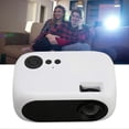 thumbnail image 4 of M24 Mini Portable Projector Multifunction 360 Degree Surround Sound Home Theater Video Projector 100?240V White US Plug, 4 of 5