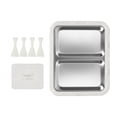thumbnail image 1 of DOLITY Ice Cream Maker DIY Household Easy to Clean Multifunction Instant Cold Plate White With Lid, 1 of 9