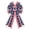 Z_C, variant on Patriotic Decorations, 1Pcs Large Patriotic Ribbon Bow, 4Th Of July Red White And Blue Bows Clip-On Star Sash Patriotic Wreaths For Front Door Indoor Outdoor Memorial Day Decoration(Blue)