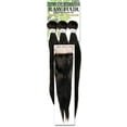 thumbnail image 4 of RAW 100% Virgin Human Hair Bundle Set - 16"/18"/20" with 4X4 Lace Closure - Natural Color, 4 of 4