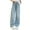 Light Blue teen girl jeans JKHF6, variant on KEXE Teen Girls Clothes Girls Jeans Size 14-16 Girls Jeans Pants Wide Leg/Skinny Denim Pant High Waist Elastic Band Casual With Pockets Kids