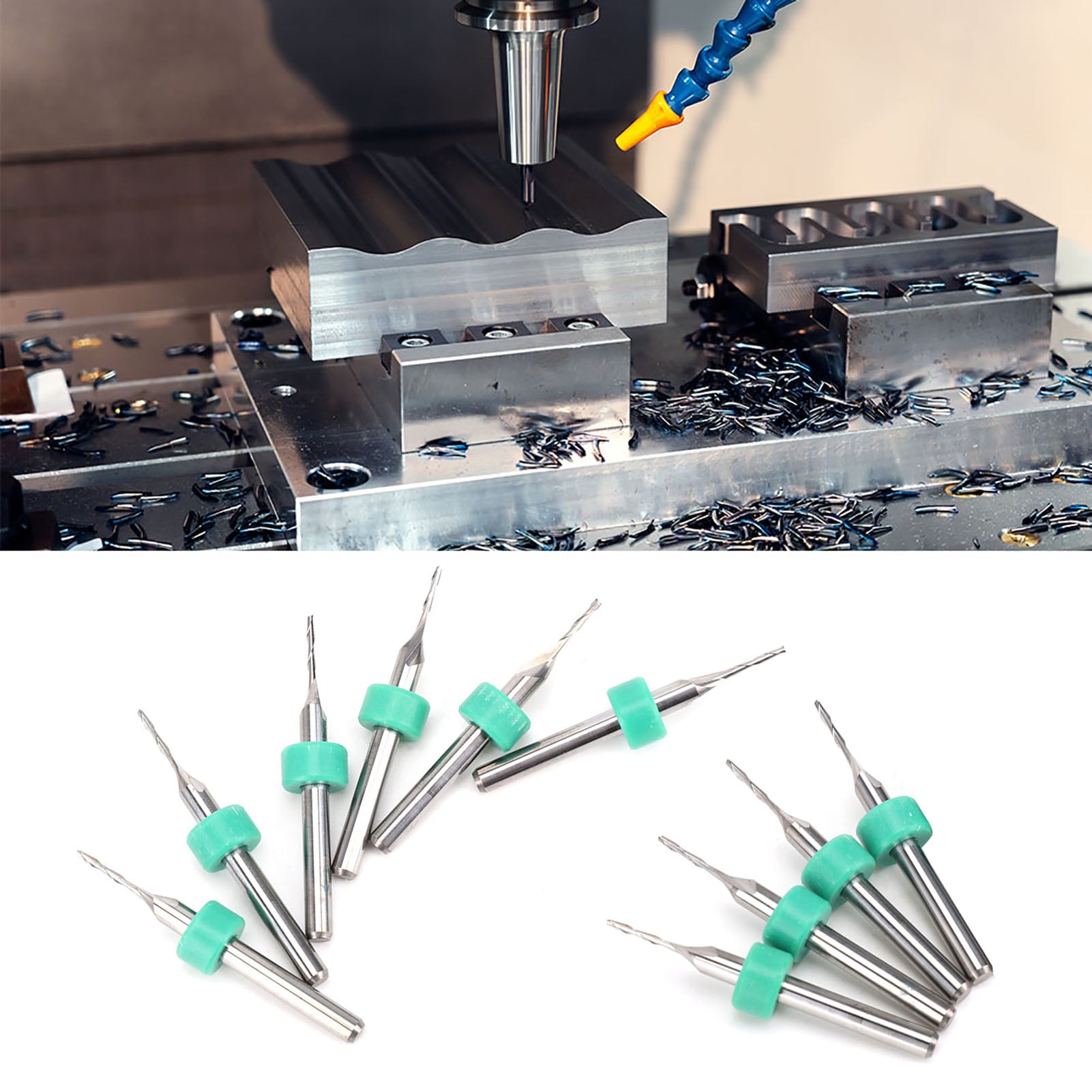 5 Piezas De Fresa De Una Sola Flauta Espiral De Acero De Tungsteno Herramienta De Corte De Fresa De Extremo 3 175 X 2 5 X 12 Mm 94970571