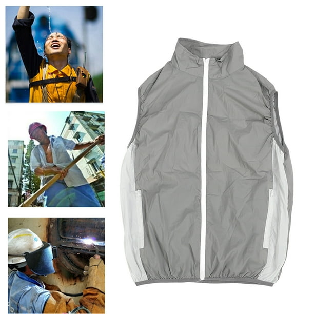 Chaleco de Refrigeración para Hombres y Mujeres Ropa con Aire Acondicionado con 2 Ventiladores Chaleco con Ventilador de Refrigeración Portátil para el Trabajo Pesca ANGGREK Otros