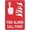 Warning Sign 2, variant on Fire Action Sign Sign, 8"x12" Grade Reflective Sheeting Rust Free Aluminum, Weather Resistant, Waterproof, Easy To Mount