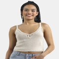 thumbnail image 1 of QUTETN Crochet Sweater Cami with Keyhole  Women‘s, 1 of 5