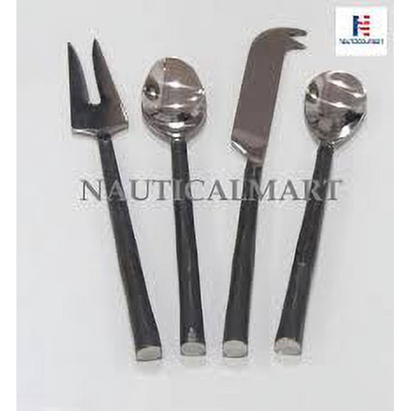 Dining Hall Stainless Steel Cutlery Set chef Flatware Set (Knife Fork Spoon) Eco-Friendly Ideal for Traveling/Party/Business Trip/Office