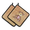 thumbnail image 1 of Carolines Treasures BB7380PTHD Paire d'Aquarelle de Singe de Porte-Pot, 1 of 3