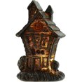 thumbnail image 1 of HOUSE 1 Casa Encantada De Resina Navideña: Casas De Pueblo Iluminadas Por Led Con Figuras, Adorno De Decoración Para Habitaciones Interiores De Colección Village, 1 of 4