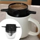 thumbnail image 4 of Cafetera de una sola porción 1-2 tazas Mini porta café y té Cono de café para negro con taza, 4 of 9