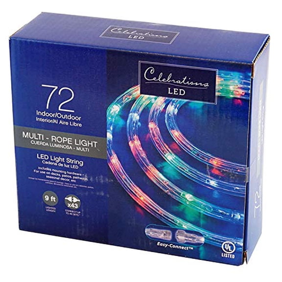 CHARLES-HUBERT PARIS Celebrations LED Rope Light Set Multicolored Plastic 1 pk