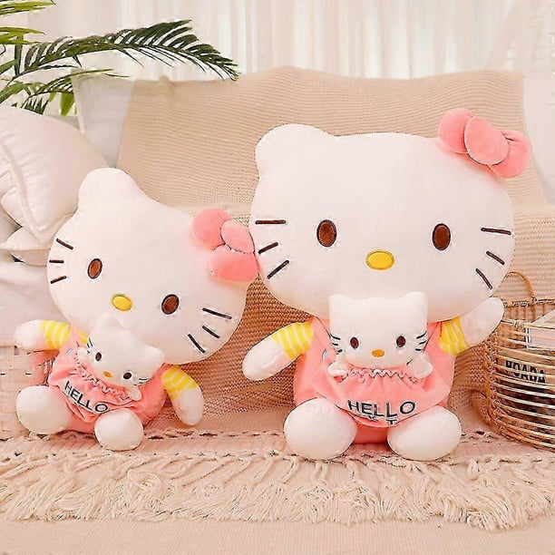 26-27 GaiBoSi 45cm Sanrio New Mother and Child Plushies KT Doll Kitty Plush Toys Hellokitty Doll Girl's Birthday Gift