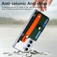 thumbnail image 4 of Decase Clear Phone Shell for Samsung Galaxy Z Fold5 5G 2023 7.6 inch,Transparent Crystal Anti-Scratch Cover With Finger Wristband Kickstand & Wallet Card Slots & Pen Slot for Samsung Z Fold5,Darkgreen, 4 of 7