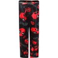 thumbnail image 1 of Marvel Pantalon de Pyjama en Molleton Noir pour Hommes Deadpool, 1 of 2