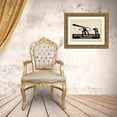 thumbnail image 3 of Vintage Apple Collection 32x24 Gold Ornate Wood Framed with Double Matting Museum Art Print Titled - Airplane Art Deco Munich, 3 of 4