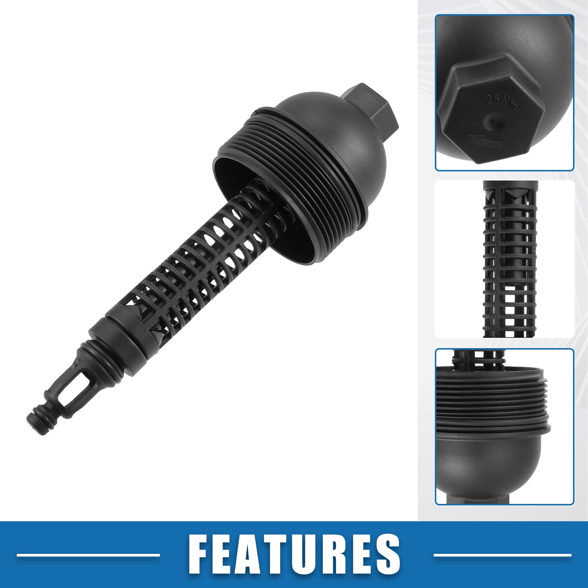 Engine Oil Filter Housing Cover Cap 11427789323 for BMW 335d Base 