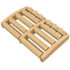thumbnail image 1 of Masajeador de pies doble de madera, diseño de 5 filas, alivia el dolor de fascitis plantar, talón, dolor y estrés en el arco del pie, herramienta de masaje de pies con acupresión/reflexología, buen, 1 of 5