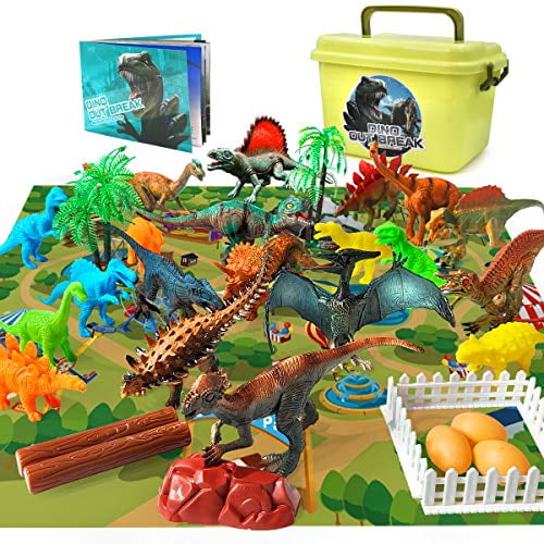 Gzsbaby Dinosaur Toys 36 PCS Educational Realistic Dinosaur Figures