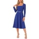 thumbnail image 1 of Vestido de Cuello Cuadrado INSPIRE CHIC para Mujeres, Vestidos Formales de Cóctel de Manga Larga en Corte A, 1 of 6