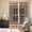 Brown Black, variant on Farmhouse Kitchen Curtains Window Panels, Vintage Country Texas Star Plaid Wooden Grain Insulated Window Treatment Curtain, Grommet Curtains for Bedroom/Living Room/Bathroom, 2 Piece 42"Wx84"L
