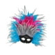 thumbnail image 2 of Tocado de plumas para cosplay, accesorios para fotos, diadema, disfraz, mascarada, fiesta Azul Rosa, 2 of 9