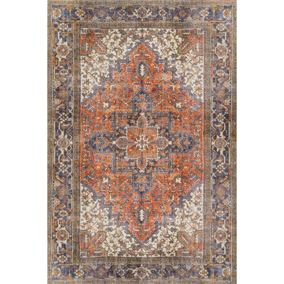 Dalyn Amanti Area Rug AM3 Am3 Copper Copper Angled Blocks 3' 3" x 5' 3" Rectangle