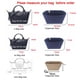 thumbnail image 4 of Forro organizador de fieltro para bolso de mano, apto para el bolso de mano Longchamp Mini LE PLIAGE, 4 of 5