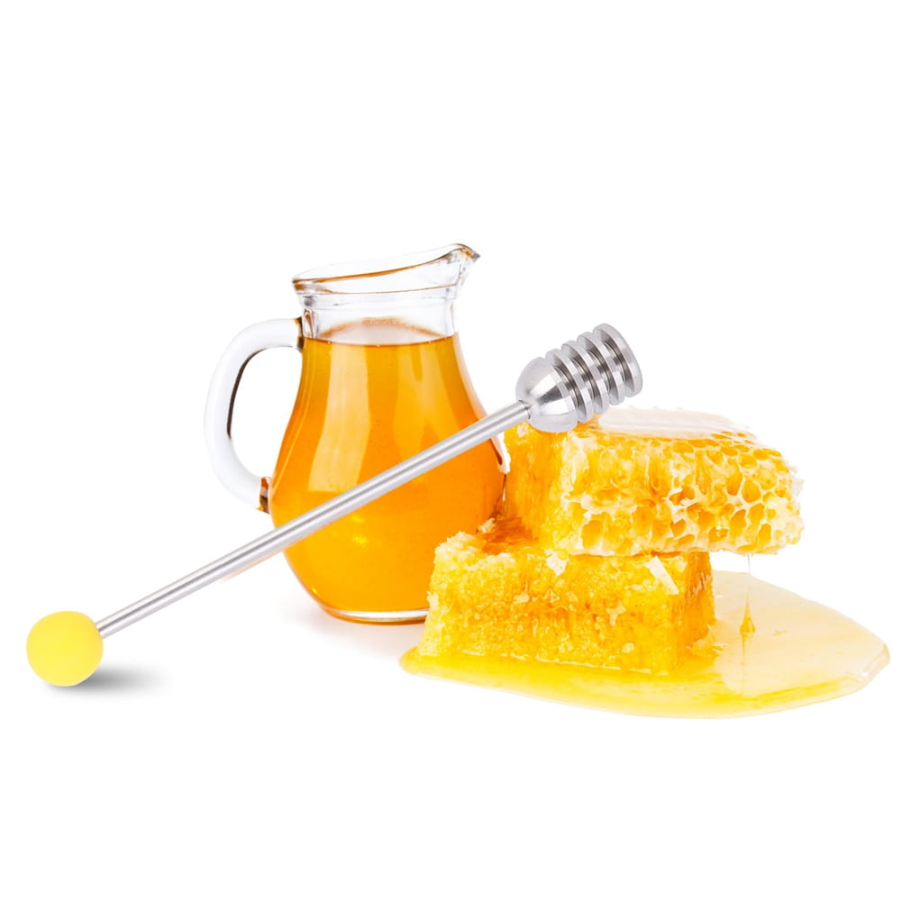 Honey Mixing Stick, Firm Sturdy Stainless Steel Professional Honey