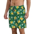 thumbnail image 2 of Kdxio Tropical Fruit Pattern Mens Casual Shorts - Drawstring Summer Beach Sports Shorts for Men, 2 of 9