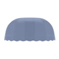 thumbnail image 3 of Awntech 5.38 Ft Chicago Elongated Dome Fixed Awning Canopy (64.5in x 32.25in x 26.25in), Dusty Blue, 3 of 3
