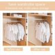 thumbnail image 3 of 100 Pcs Clothes Hanger Connector Hooks, Space Saving Cascading Clothes Hanger Hooks Heavy Duty Space Triangle Hangers For Hanging Clothes (white), 3 of 4