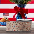 thumbnail image 1 of Xihbxyly Cinta Del Día de La Independencia, Color Rojo, Blanco y Azul, Tela Resistente, Versátil para Envolver Regalos, Ramos de Flores, Decoración Navideña, Decoración para Fiestas En Casa, 10 Yarda, 1 of 3