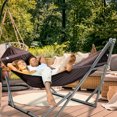 thumbnail image 6 of Tranquillo 1.2mm Hammock Stand & Hammock Net – Carry Bag Included (Brown), 6 of 8