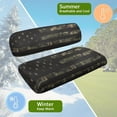 thumbnail image 6 of Pzuqiu Vintage Flag Golf Cart Front Seat Covers Golf Cart Seat Towel Fit for Club Car Precedent Ordinary Front Seat Cushion Easy Installation Suitable for All Seasons, 6 of 7