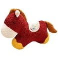 thumbnail image 3 of Sentmoon Petits Animaux en Peluche Peluches pour Garçons Coussins Décoratifs Doux Rouges Coussin Cheval de Forme Irrégulière Coussin Doux pour Sofa Salon Voiture Cadeau Décoratif Thème Année du Cheval de Feu 2026, 3 of 4