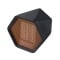 thumbnail image 2 of Calentador de espacio Mini Hexágono Ventilador de calefacción eléctrico portátil de cerámica para oficina en casa, 600 W, Negro, Enchufe de EE. UU. tholdsy HA000124-01B, 2 of 6