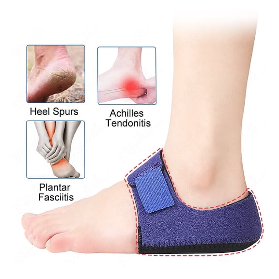 Heel Protectors Foot Pain Relief Gel Heel Spur Socks Breathable Plantar Fasciitis Heel Pads Heel Cushion For Adults Heel Protect